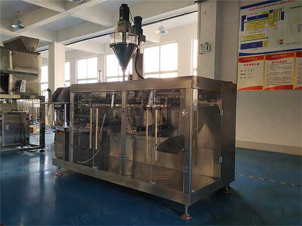 全自動(dòng)水平給袋式包裝機(jī)，多快好省效率高